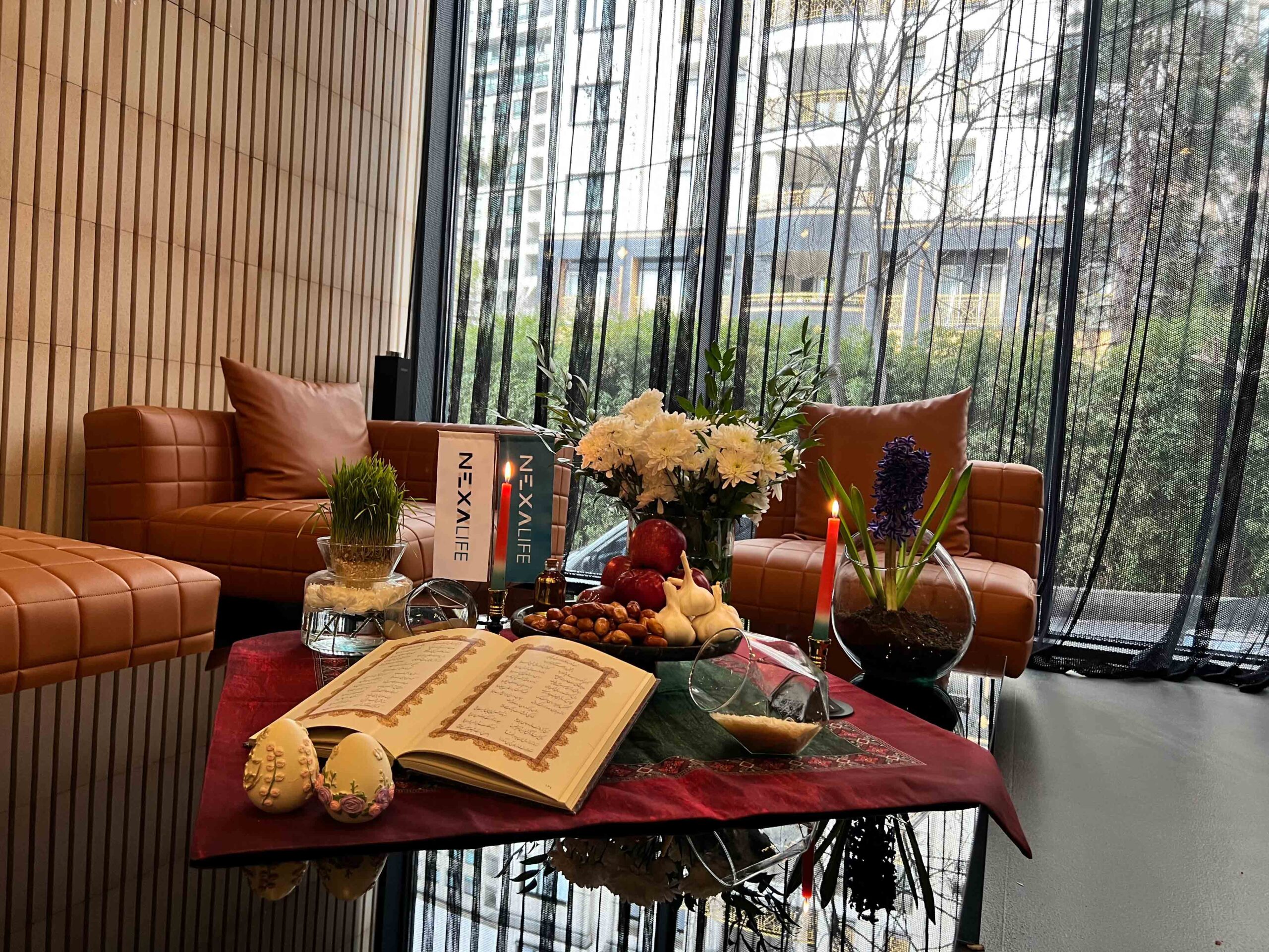 nowruz design in lumen building by nexalife