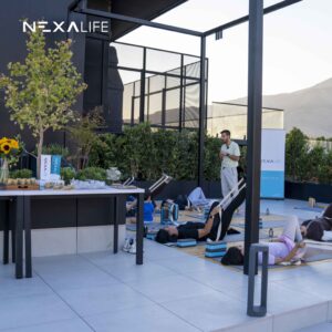 yoga in sidepark event