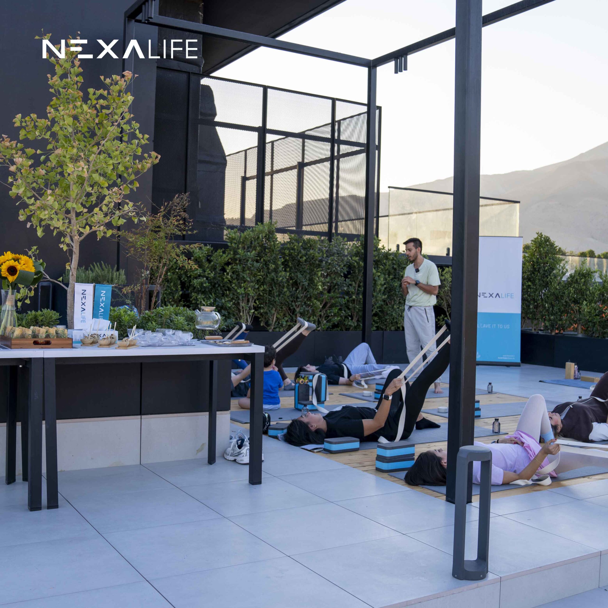yoga in sidepark event
